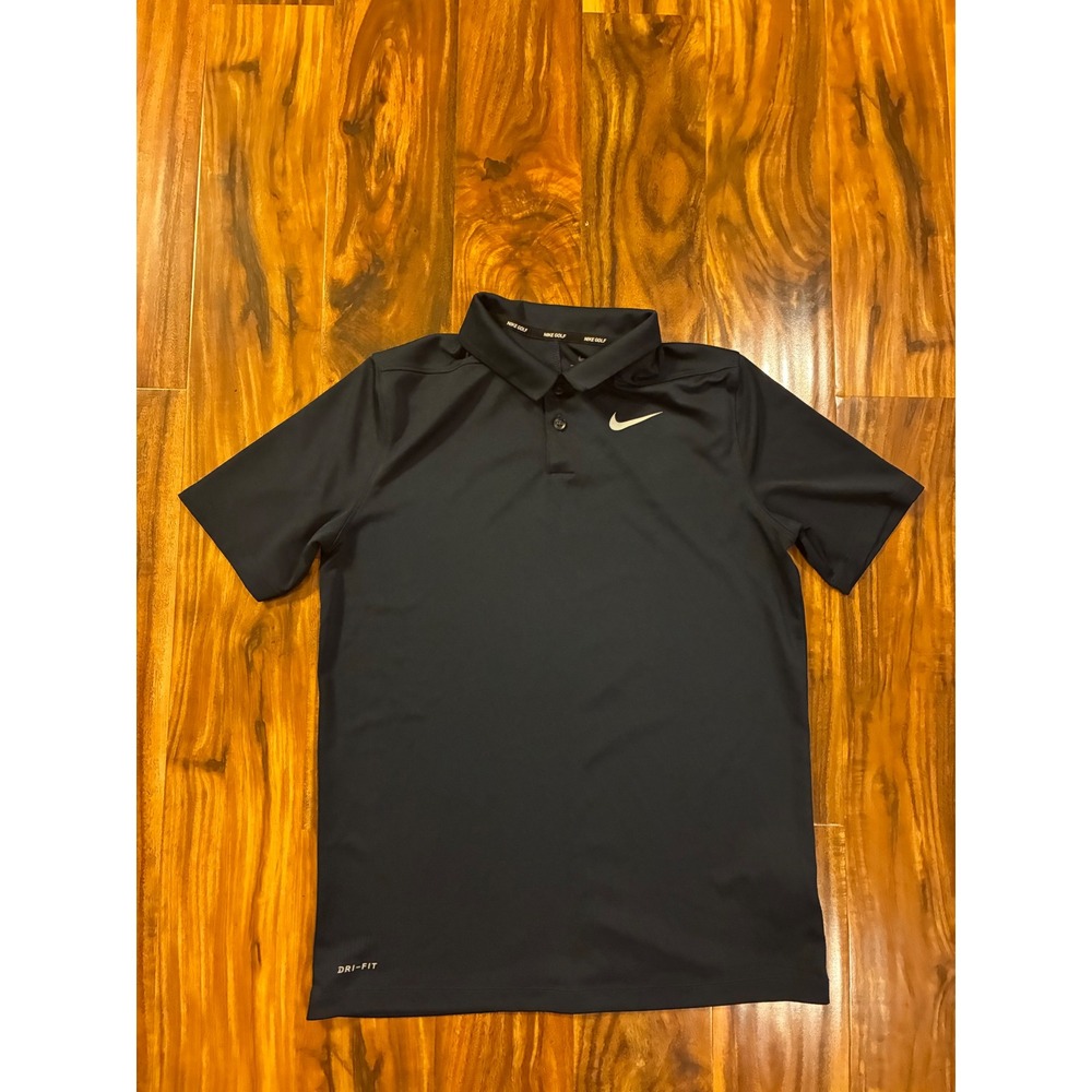 Nike Golf Dri-FIT Polo Shirt Mens XL Navy Blue Short Sleeve Performance Top